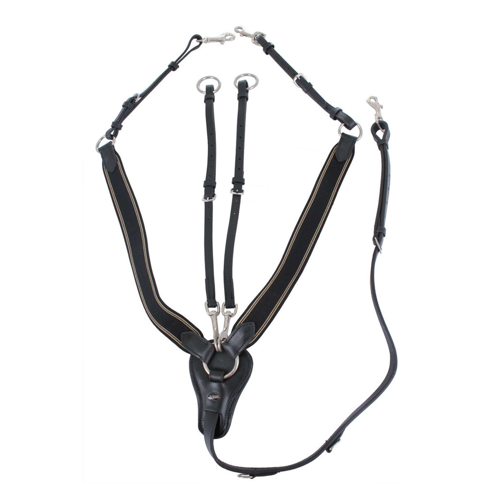 HORKA Arnés Frontal Elastisch Negro/Plata