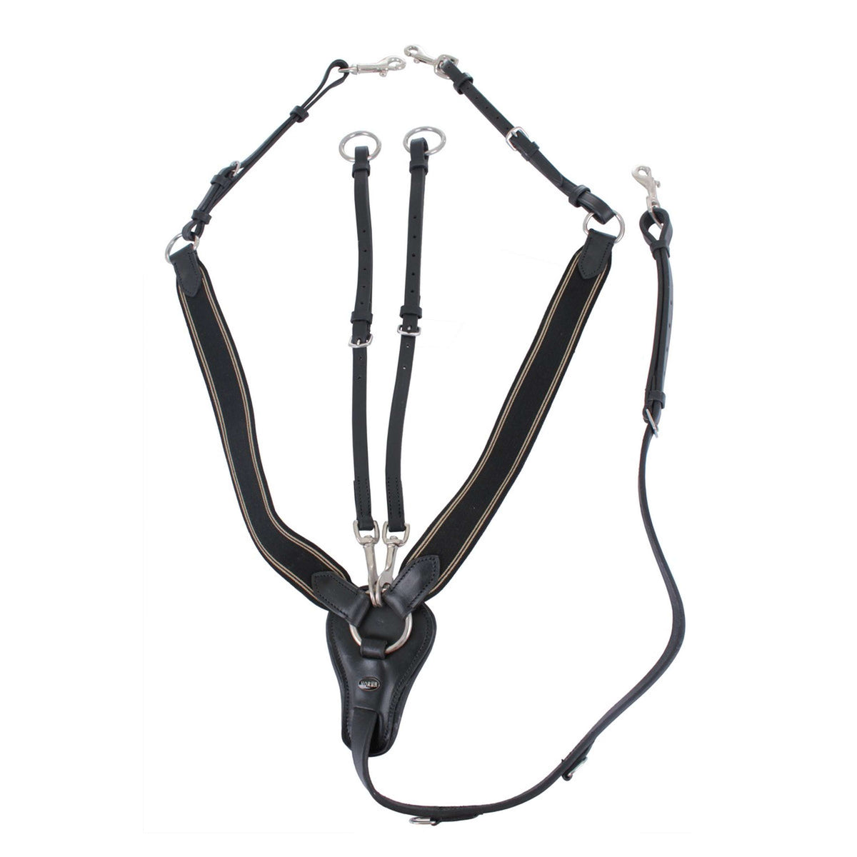 HORKA Arnés Frontal Elastisch Negro/Plata