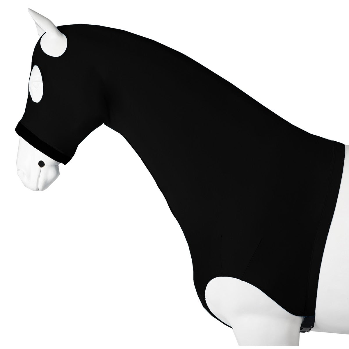 HORKA Cuello de manta Lycra con máscara Negro