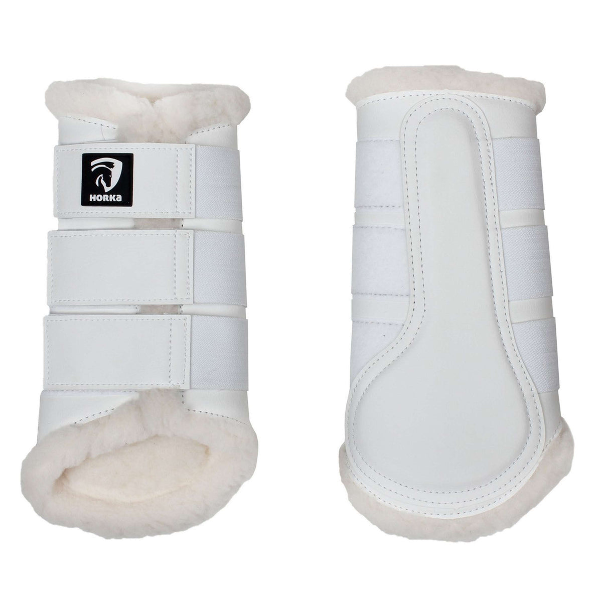 HORKA Protector de piernas Piel Blanco