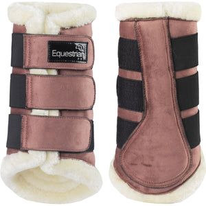 HORKA Protectores de piernas Equestrian Pro Velvet Rosewood