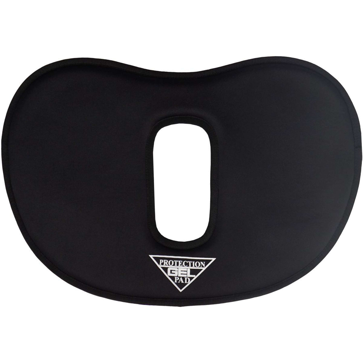 HORKA Gel Pad Neopreen Redondo con hueco para la cruz Negro