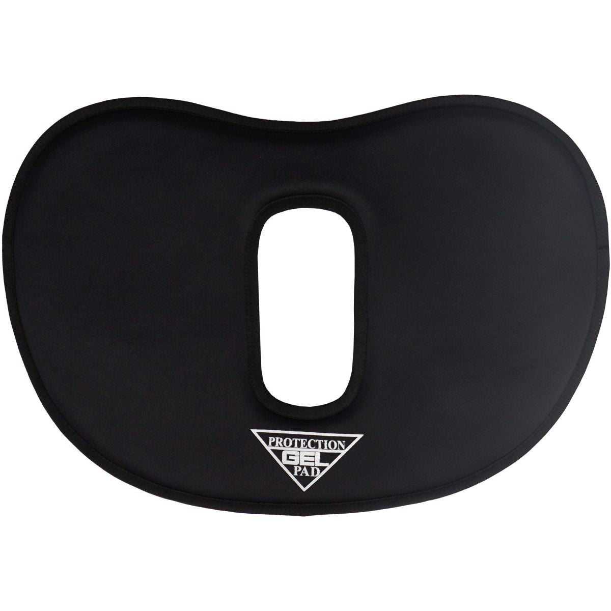 HORKA Gel Pad Neopreen Redondo con hueco para la cruz Negro