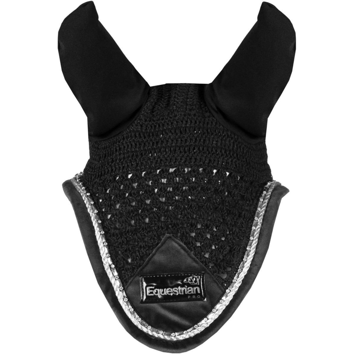 HORKA Bonete para Orejas Equestrian Pro Velvet Negro