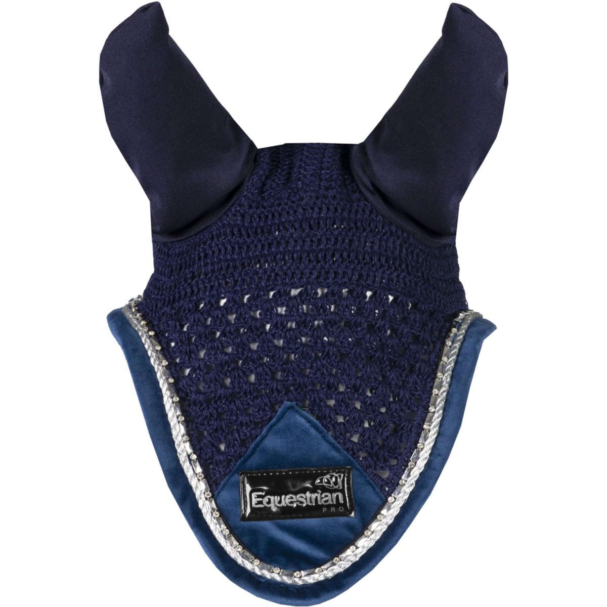 HORKA Bonete para Orejas Equestrian Pro Velvet Azul