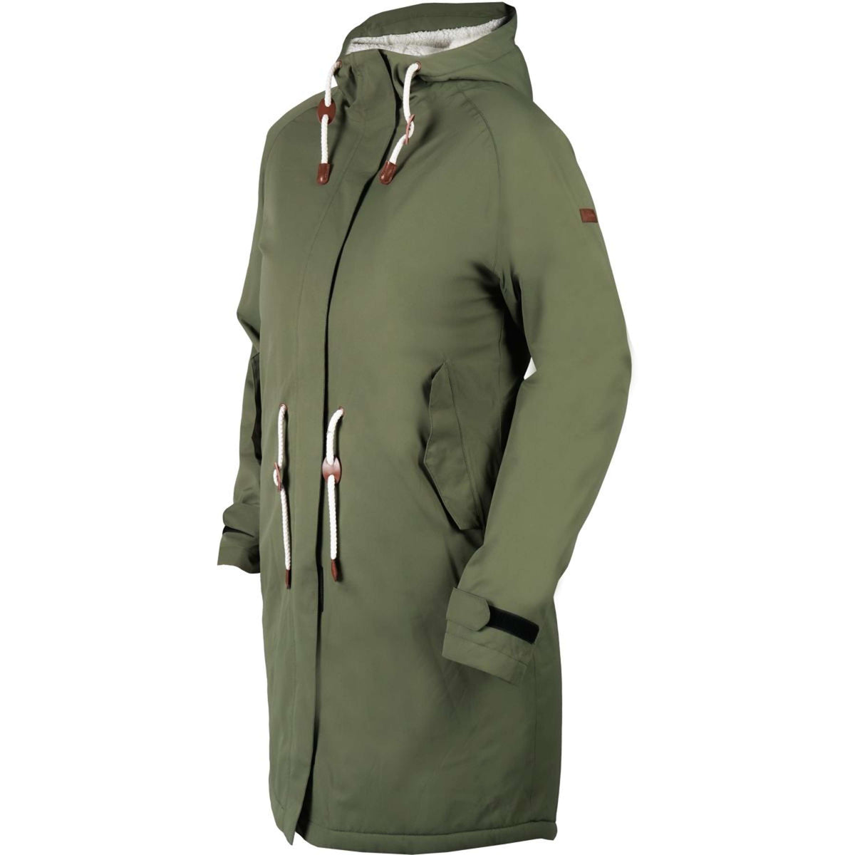 HORKA Abrigo de lluvia Parka River Khaki