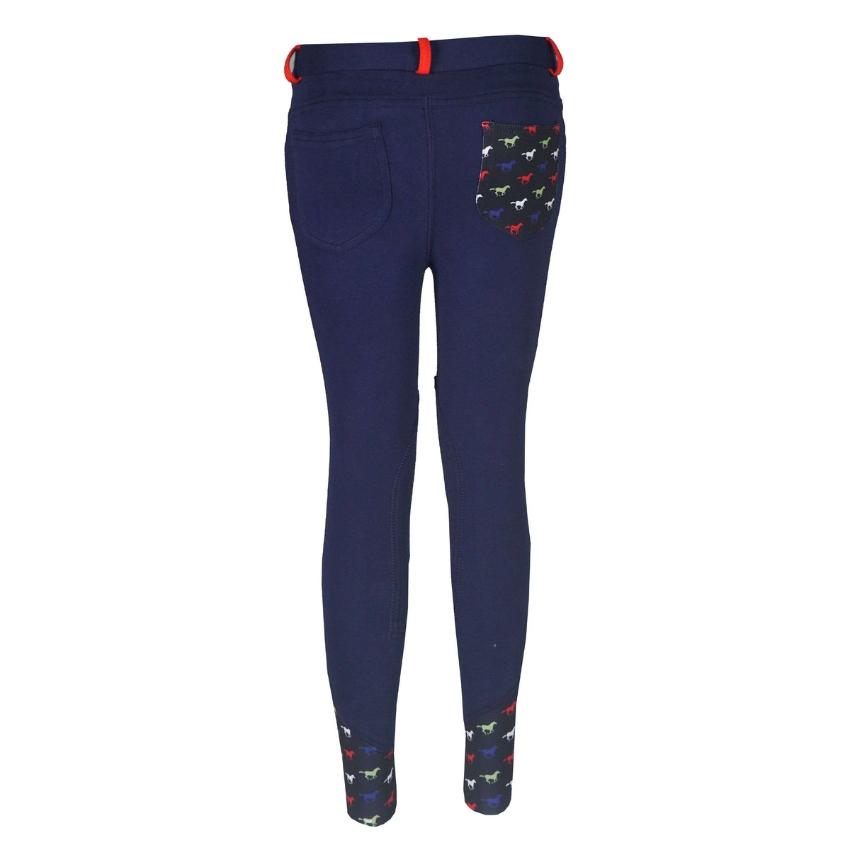 Red Horse Pantalón de Equitación Tiki Junior Slim Fit Azul