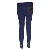 Red Horse Pantalón de Equitación Tiki Junior Slim Fit Azul