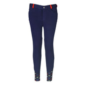 Red Horse Pantalón de Equitación Tiki Junior Slim Fit Azul