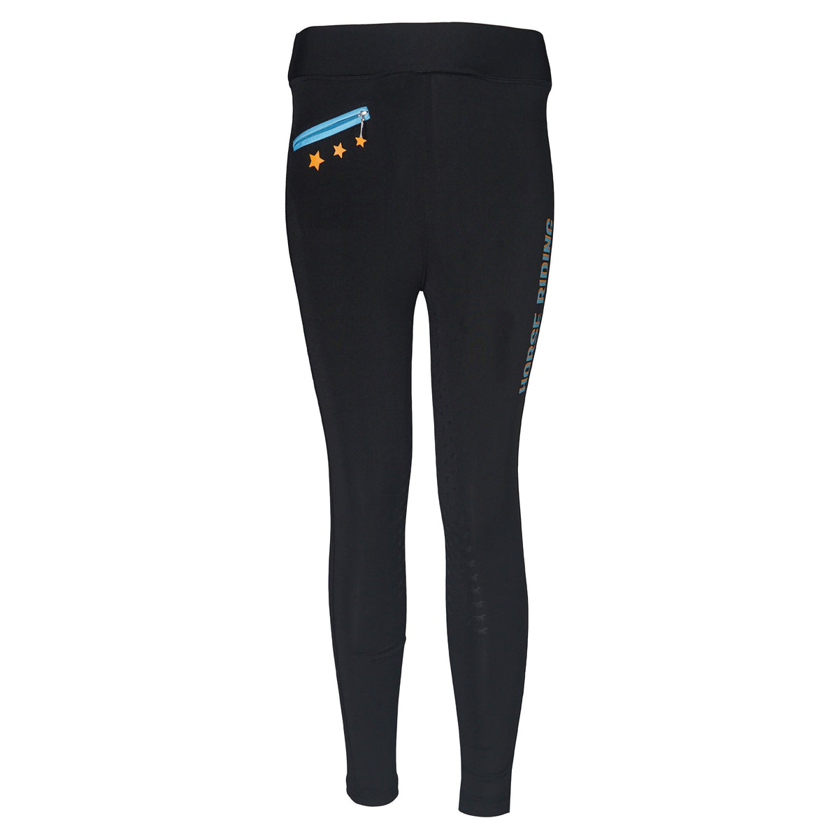 Red Horse Legging de Equitación Nina Junior Negro