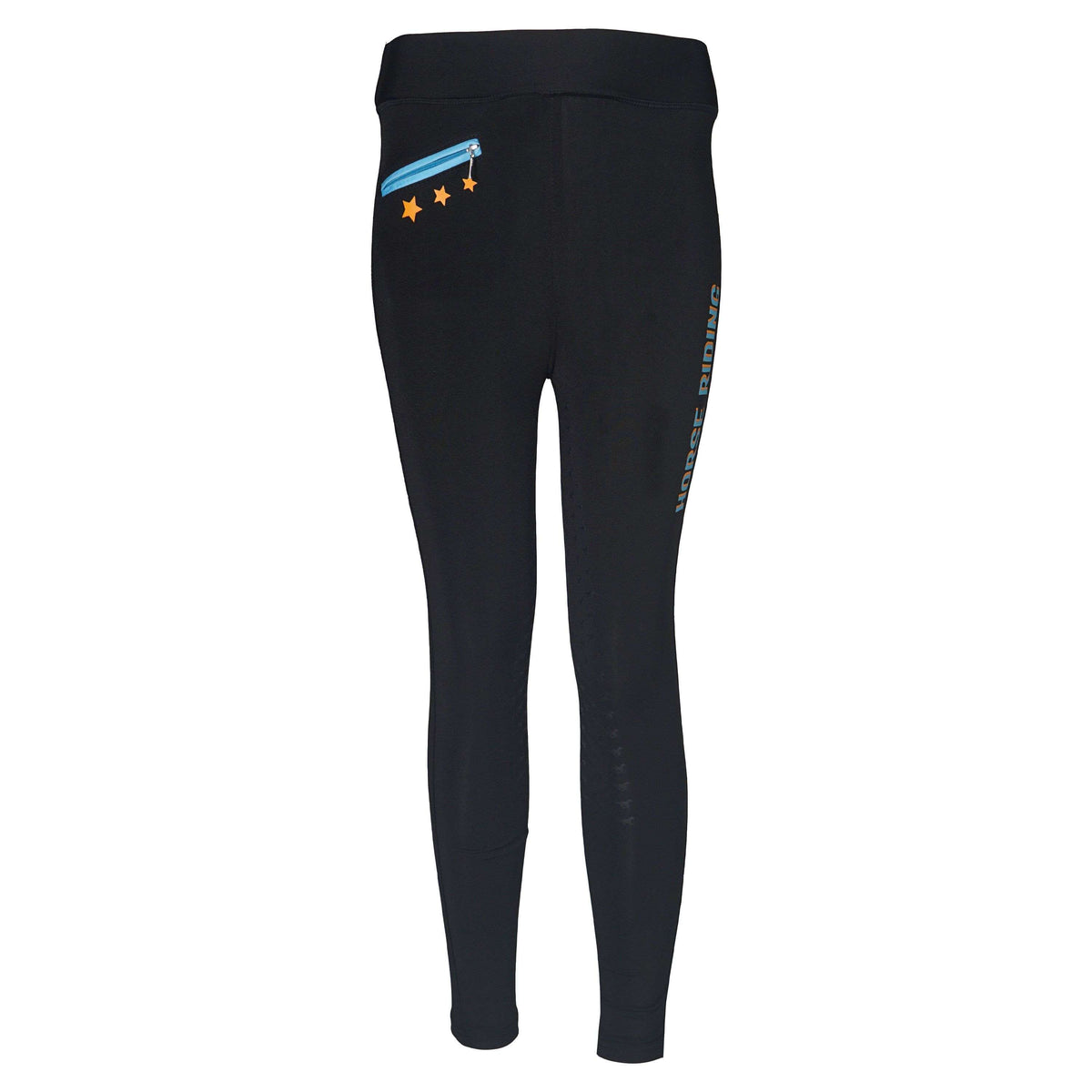 Red Horse Legging de Equitación Nina Junior Negro