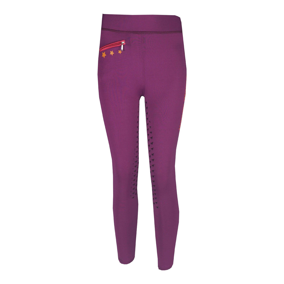 Red Horse Legging de Equitación Nina Junior Morado