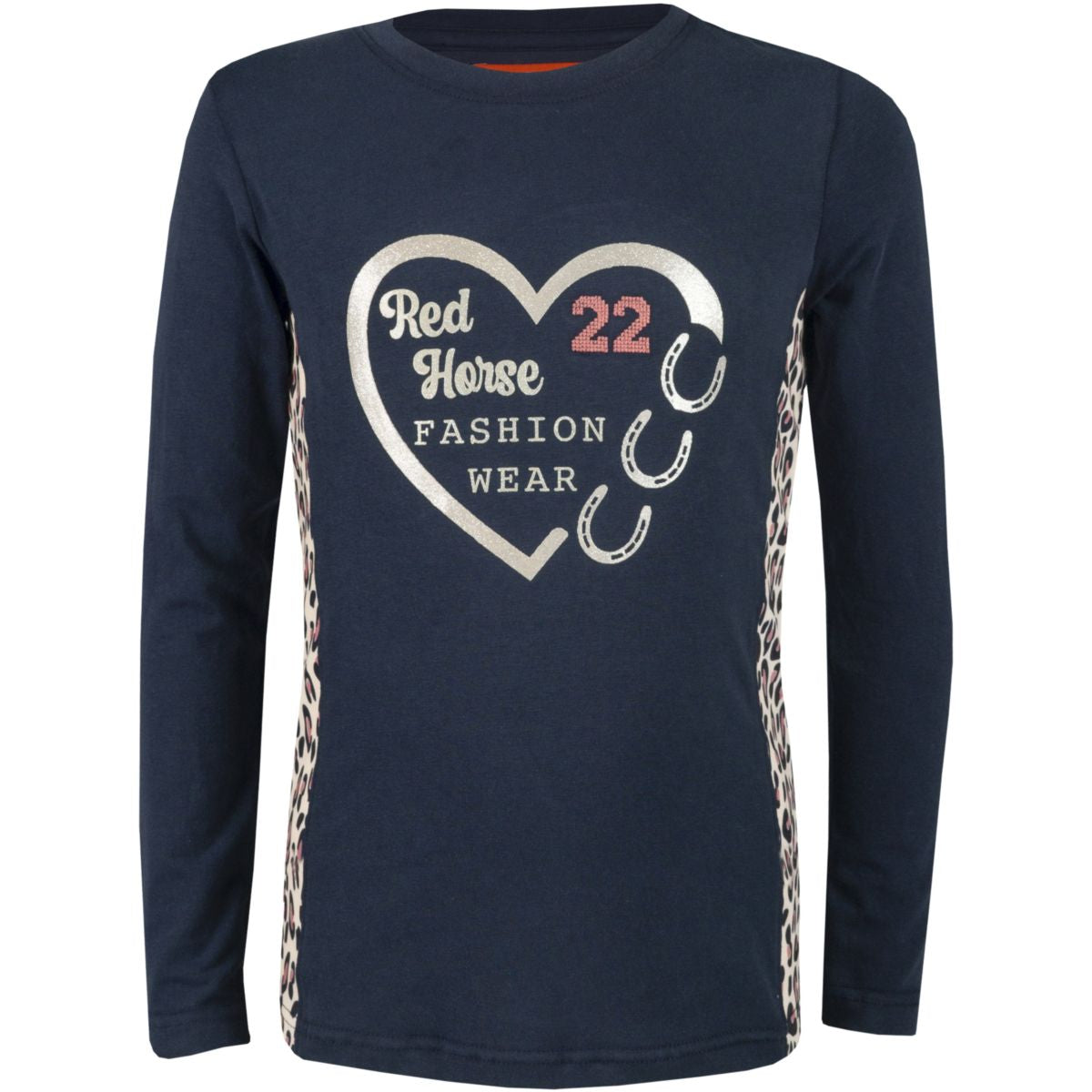 Red Horse T-Shirt Roar Azul