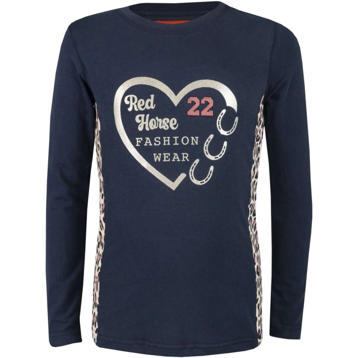 Red Horse T-Shirt Roar Azul