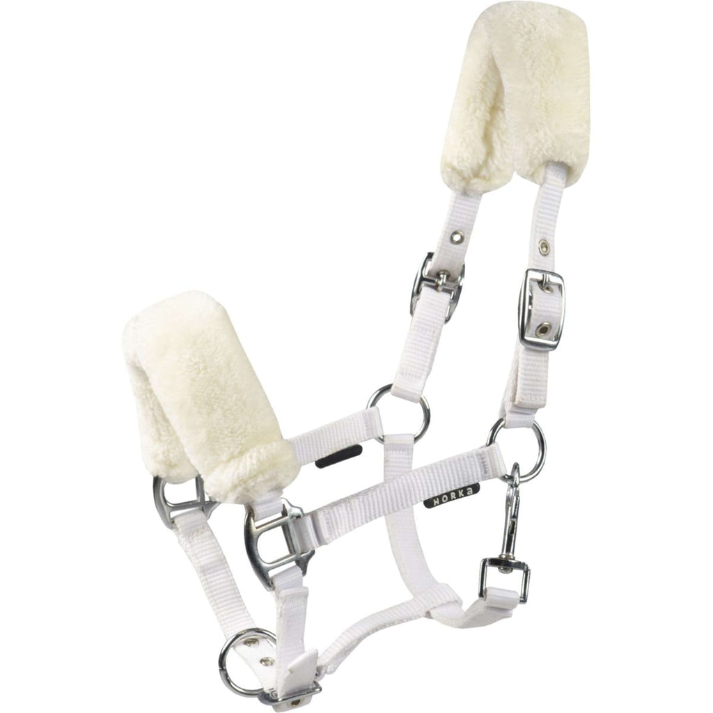 HORKA Cabestro para Potro Piel Blanco