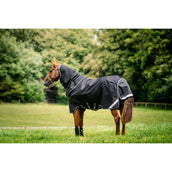 Rambo Turnout 1680D Plus 100g Negro/Thunderstorm Grey/Plateado