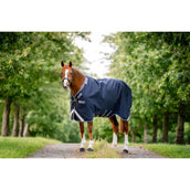 Rambo by Horseware Turnout 1680D 0g Azul marino<>Gris tormenta<>Plata