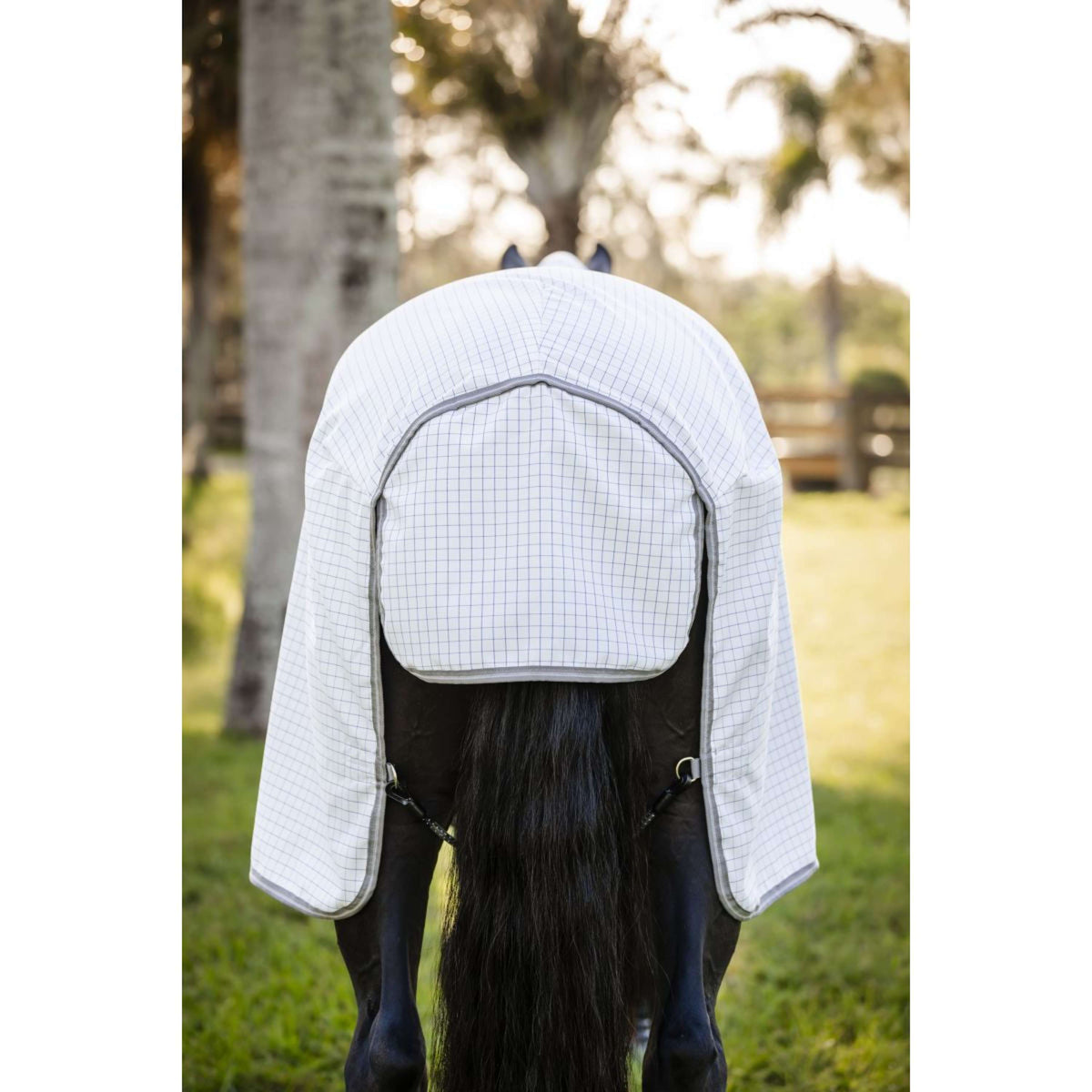 Amigo Summer Sheet Plus Azul marino a cuadros/Gris titanio/Plata