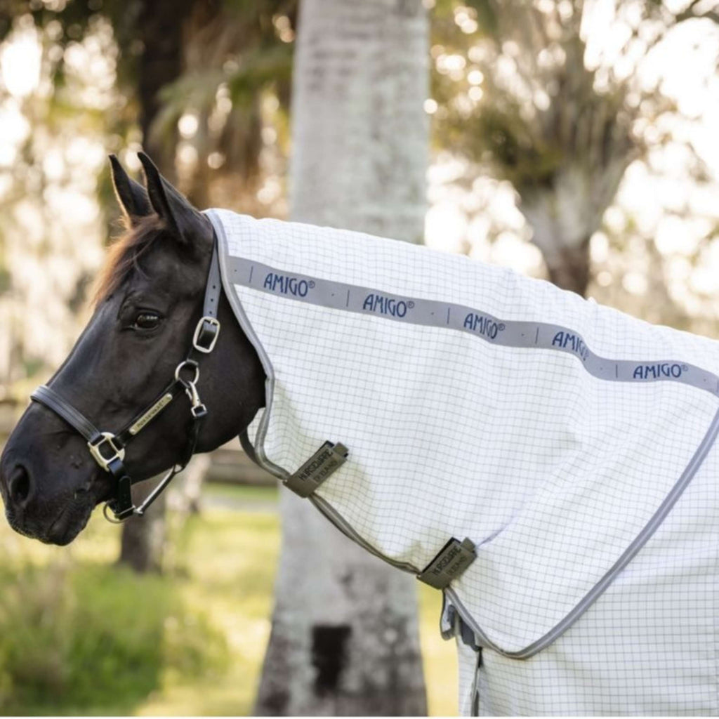 Amigo Summer Sheet Plus Azul marino a cuadros/Gris titanio/Plata