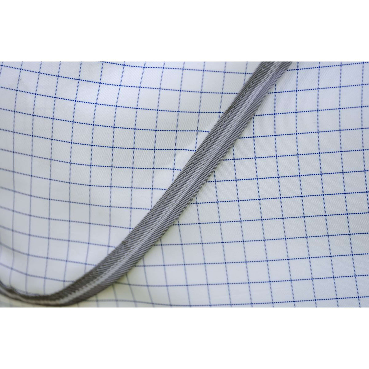 Amigo Summer Sheet Plus Azul marino a cuadros/Gris titanio/Plata