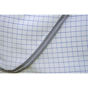 Amigo Summer Sheet Plus Azul marino a cuadros/Gris titanio/Plata