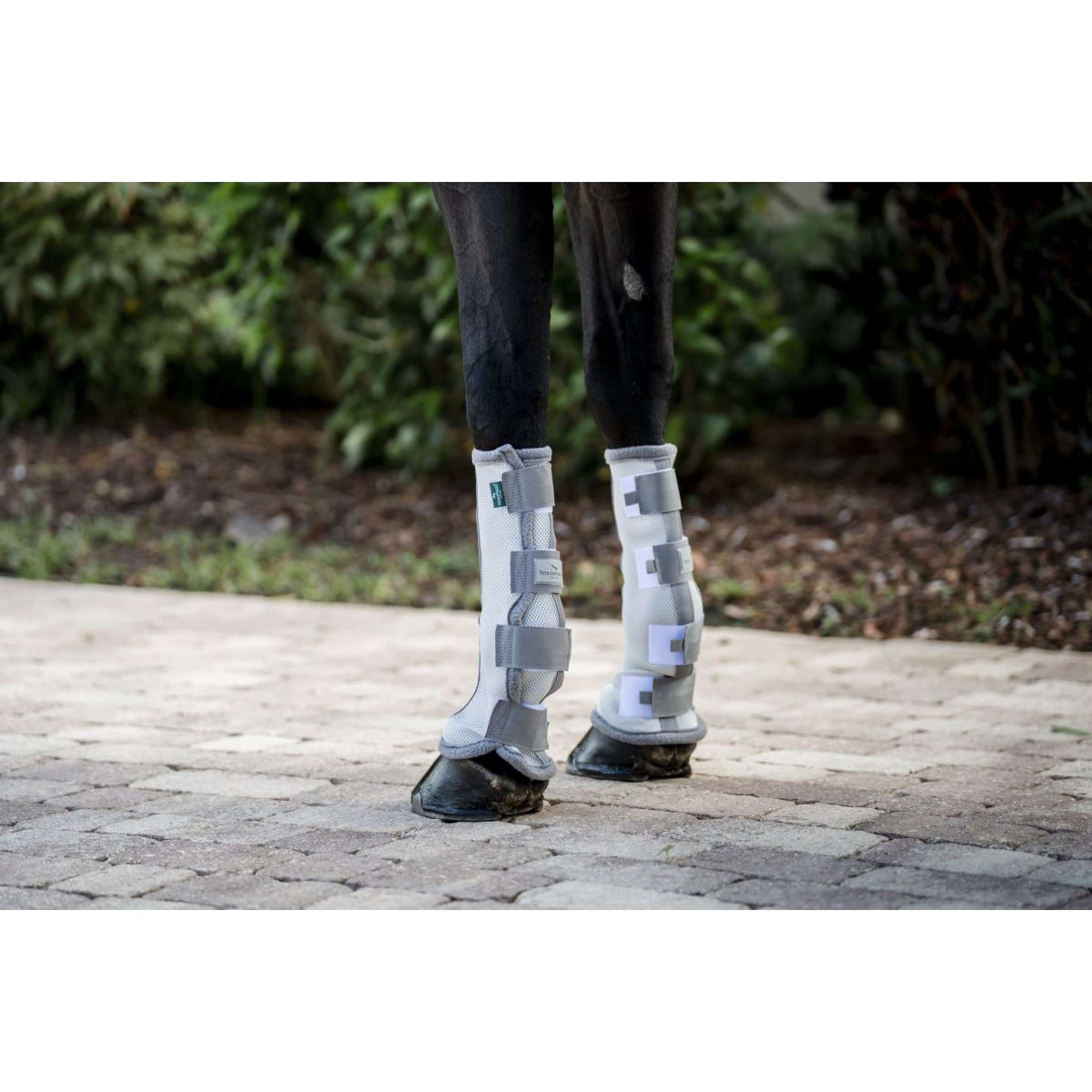 Horseware Fly Boots Set of 2 Plata/Gris Titanio/Plata Horseware Fly Boots Set of 2 Plata/Gris Titanio/Plata