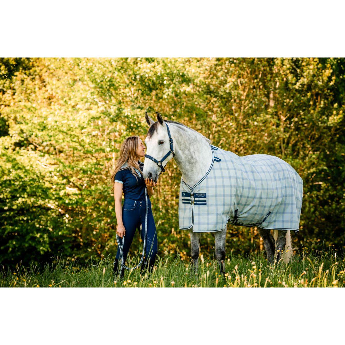 Horseware Manta Antimoscas Newmarket Pony Witney Navy