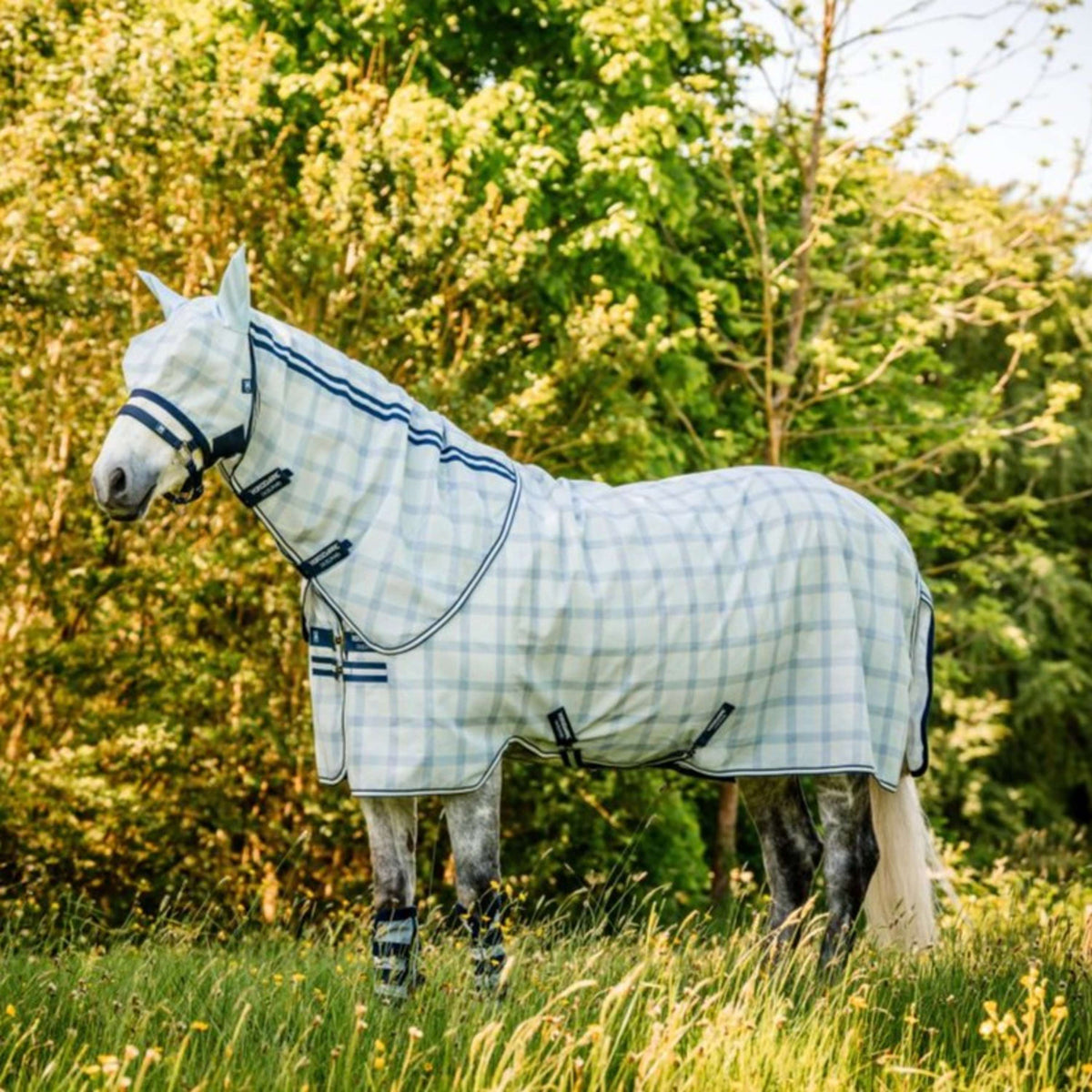 Horseware Manta Antimoscas Newmarket Pony Plus Witney Navy