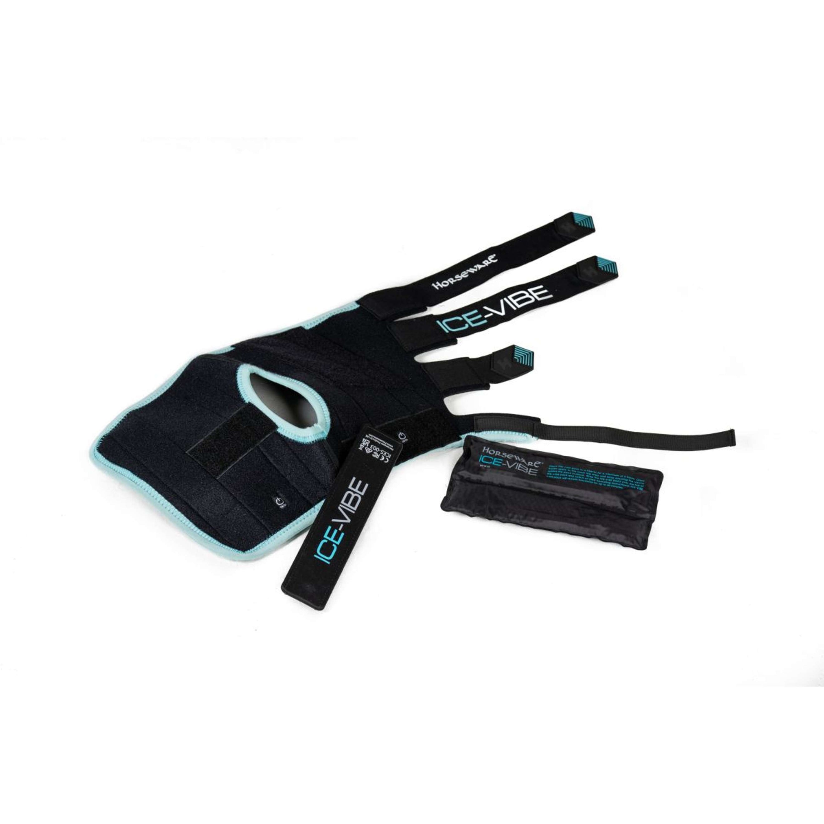Ice-Vibe Hock Wrap II 2 Piezas Negro/Aqua