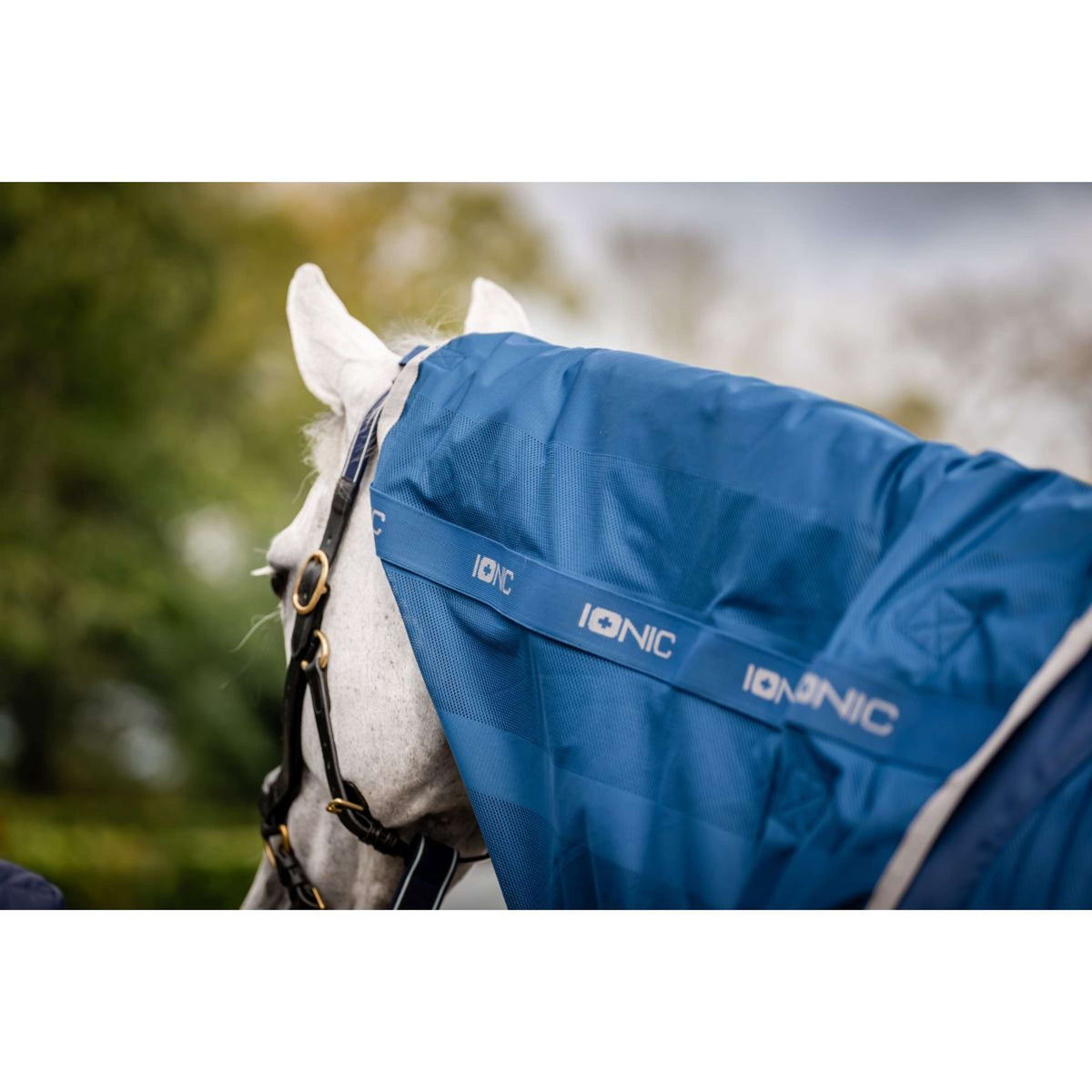 Horseware Cubrecuellos Therapy Mesh Cooler Azul Imperial/Plata/Marino