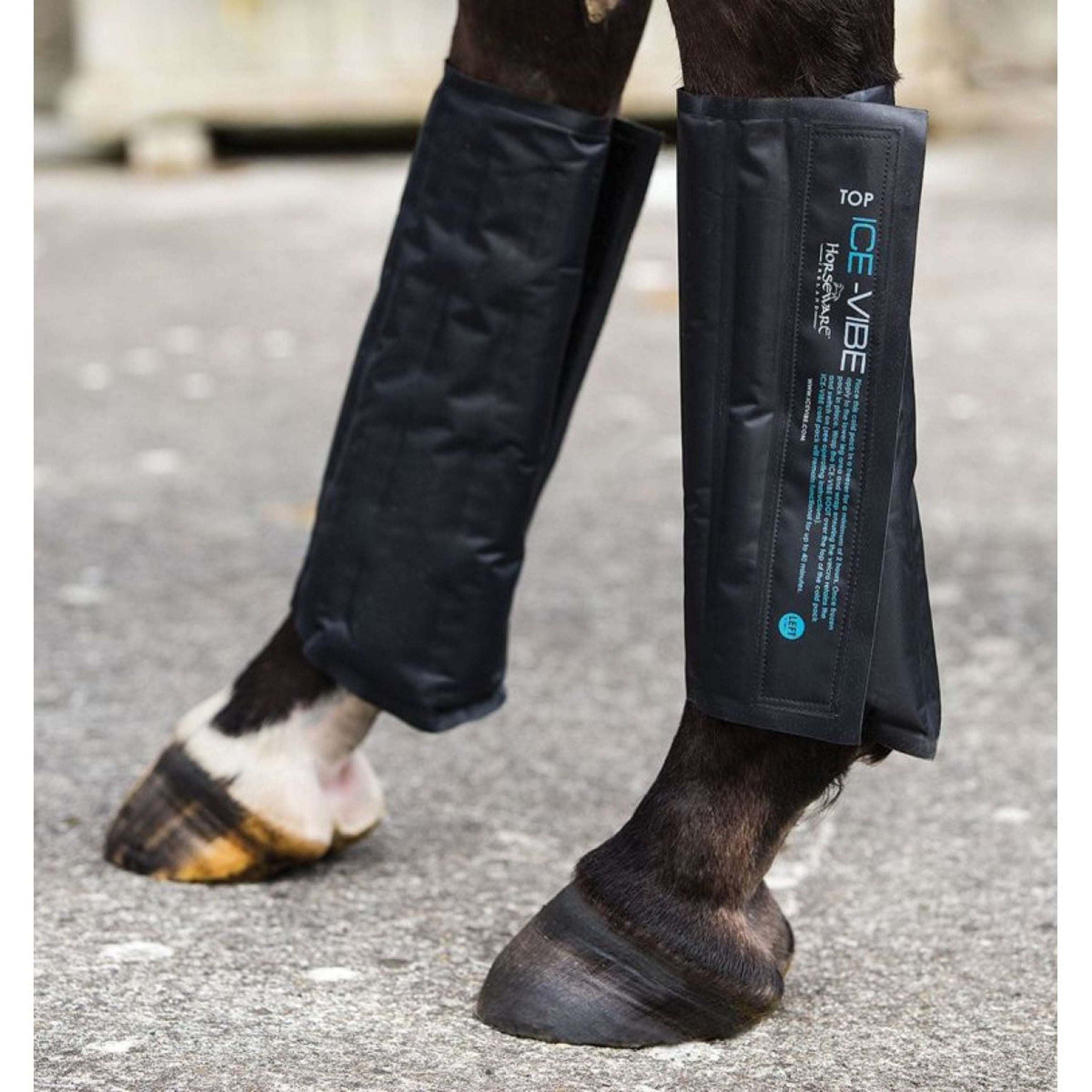 Ice-Vibe Cold Packs II 2 Piezas Negro