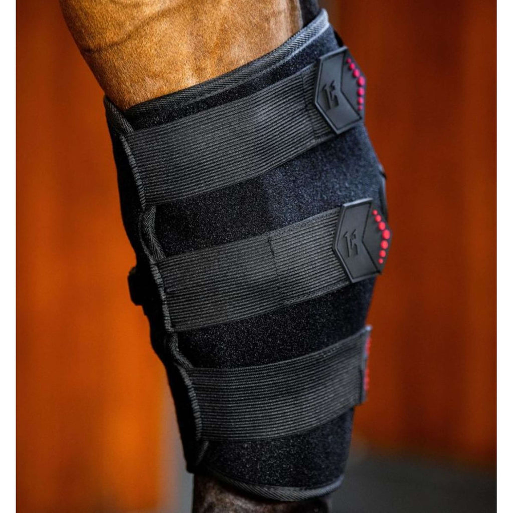 Horseware LED Red Light Therapy Left Hock Boot Negro