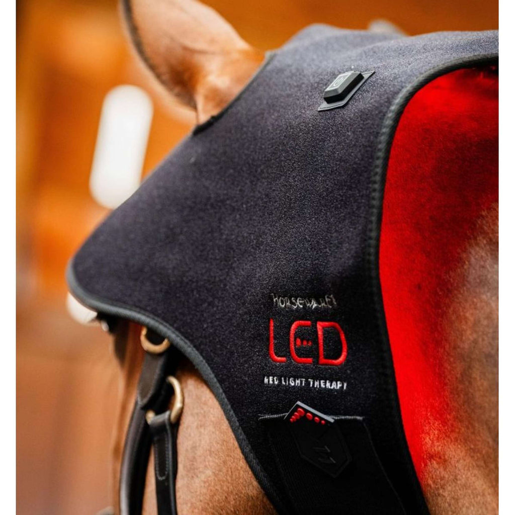 Horseware LED Red Light Therapy Poll Cap Negro