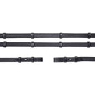 Schockemöhle Riendas Caucho con topes Negro/Plata