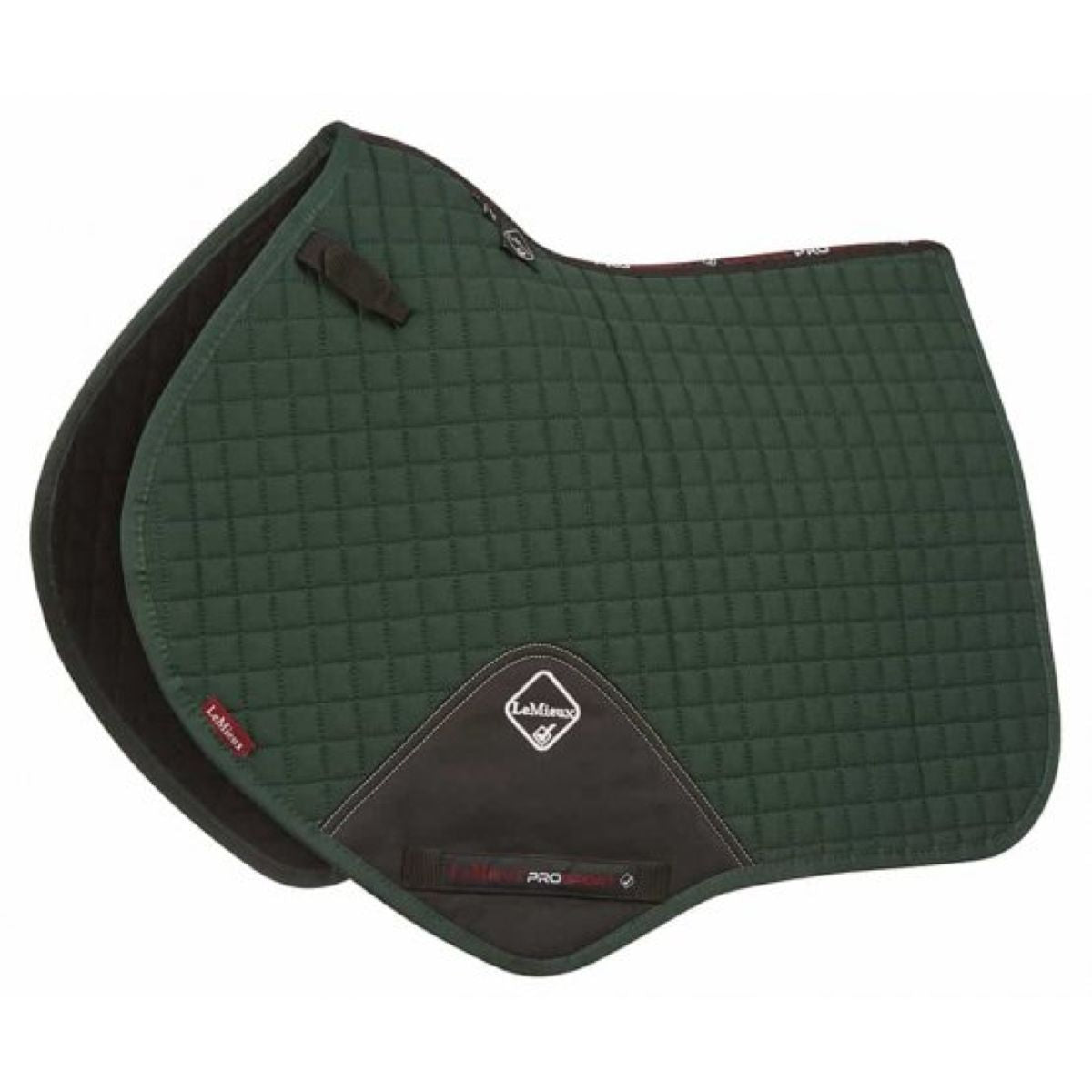 LeMieux Mantilla Prosport Plain Square D-ring CC Verde