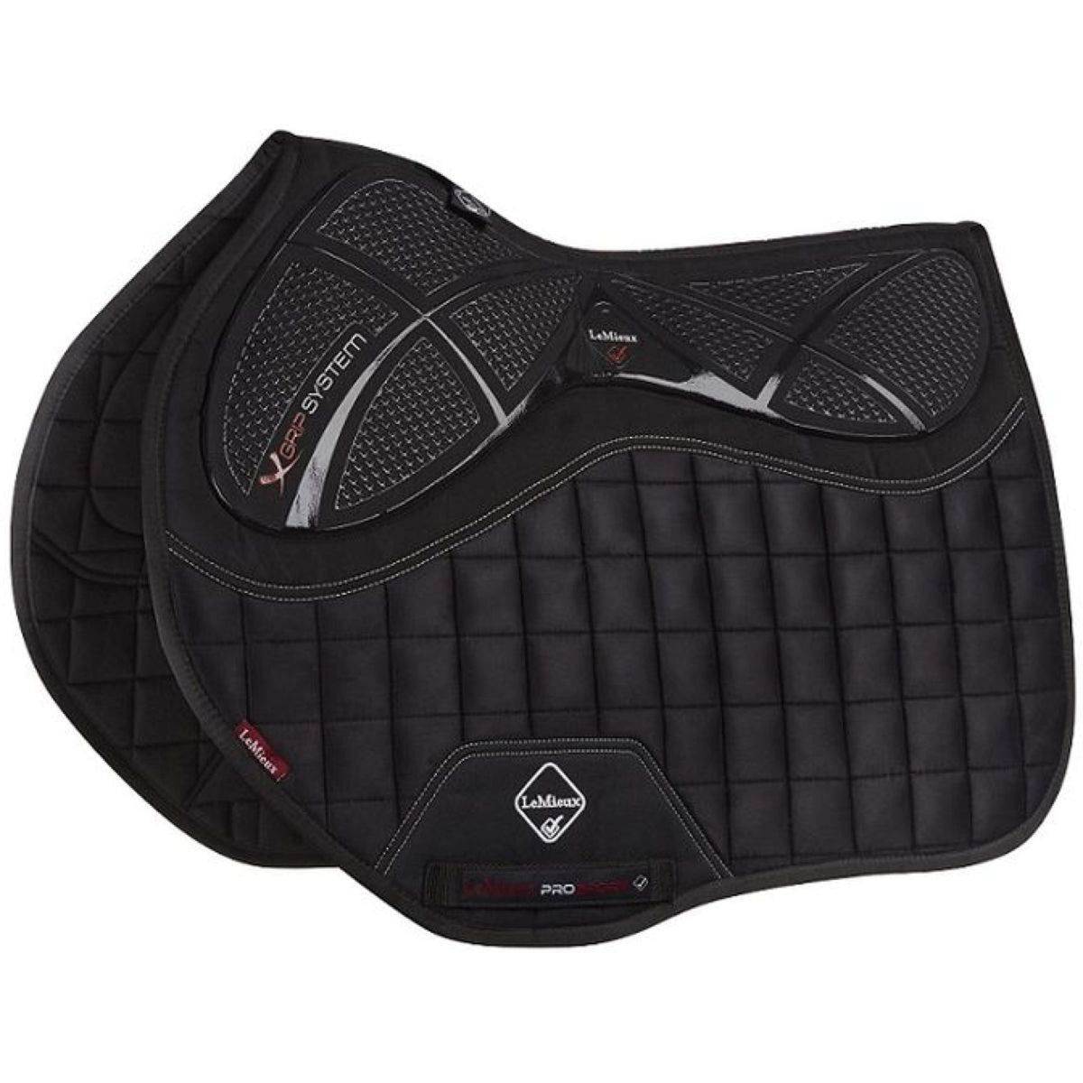 LeMieux Mantilla X-Grip Square EuroJump Negro