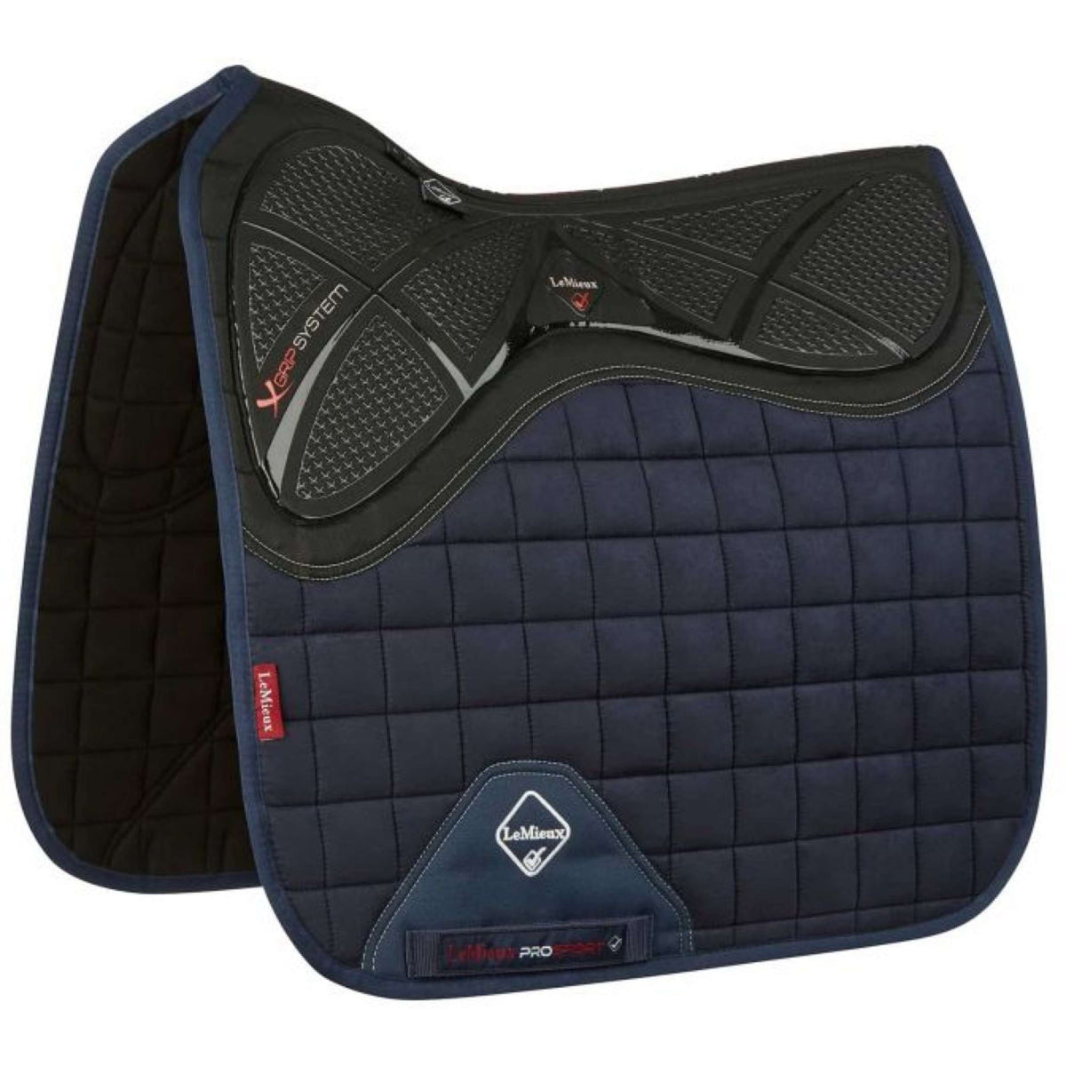 LeMieux Mantilla X-Grip Doma cuadrada Navy
