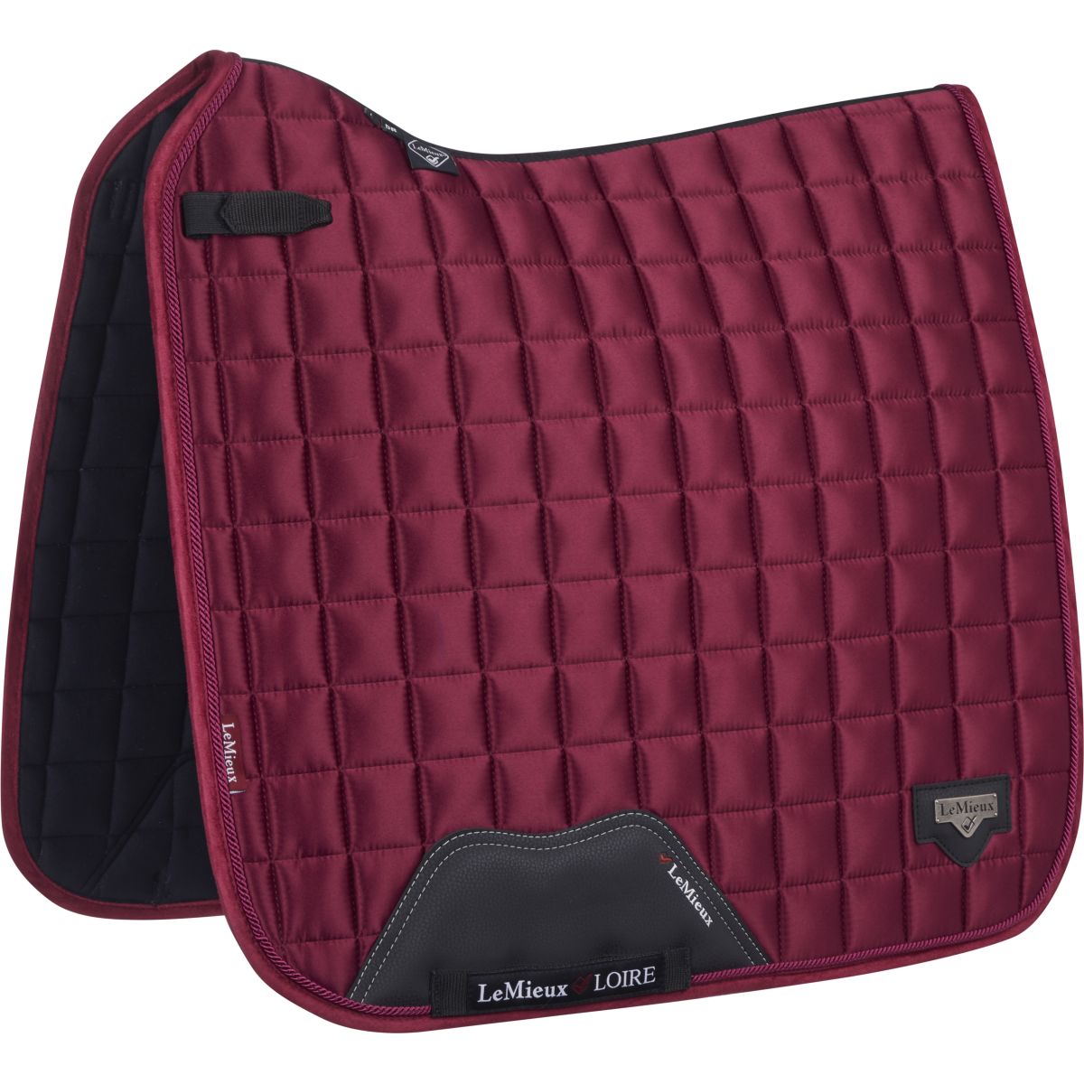 LeMieux Mantilla Loire Cuadrado de Satén Clásico Doma Mulberry