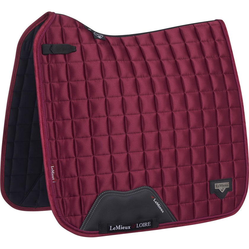 LeMieux Mantilla Loire Cuadrado de Satén Clásico Doma Mulberry