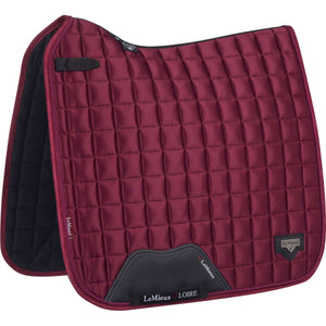LeMieux Mantilla Loire Cuadrado de Satén Clásico Doma Mulberry