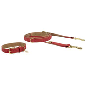 Kentucky Dogwear Collar para Perro Soft Vegan Leather Rojo/Beige