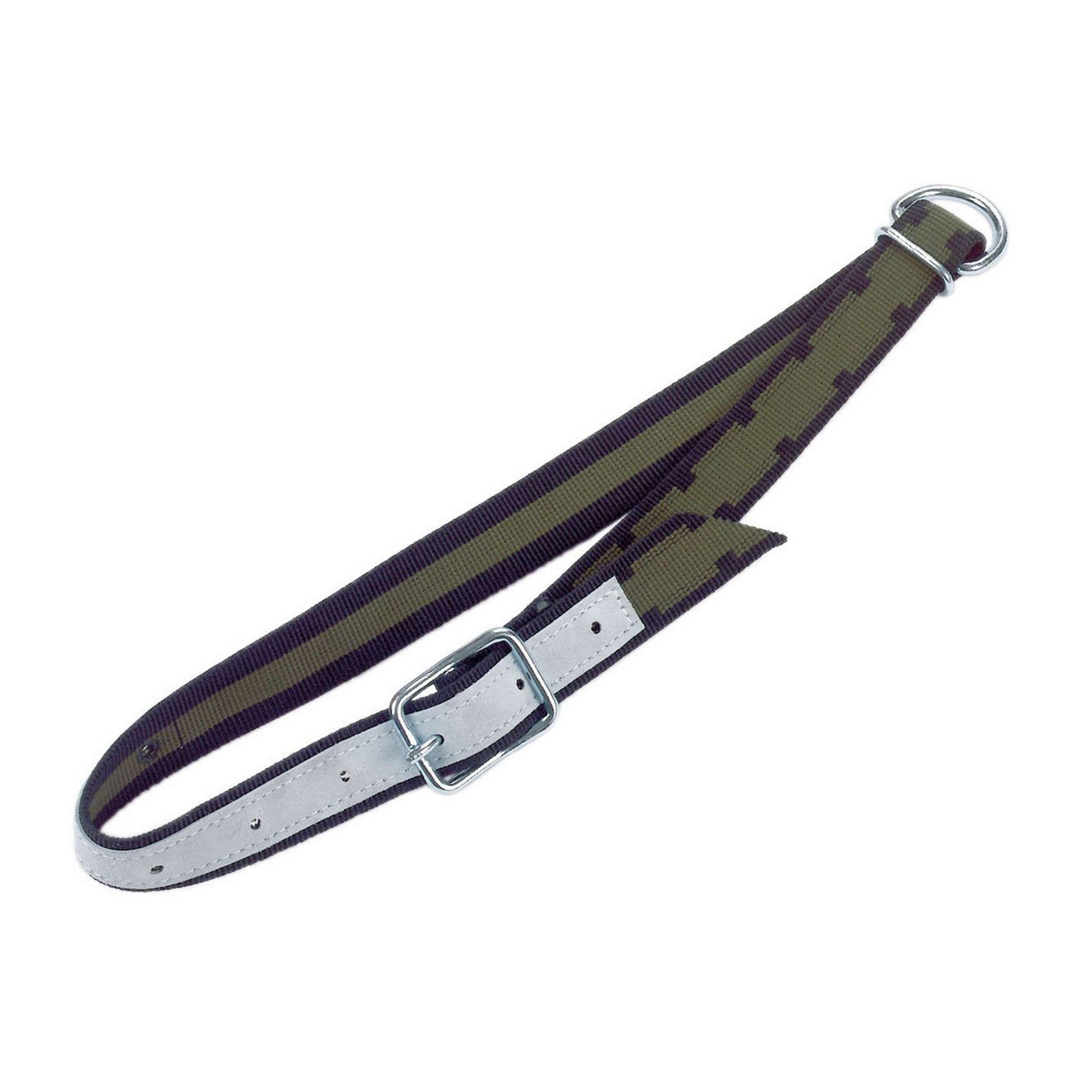 Kerbl Halsband Vaca con Anillo Verde Negro