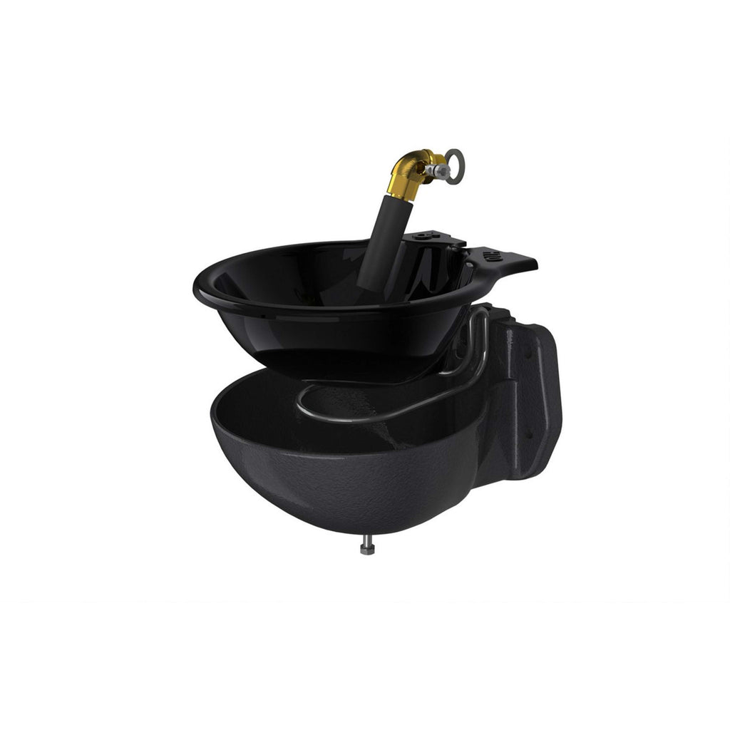 Kerbl Bebedero Calentable Esmaltado H10, 24V, 80Watt