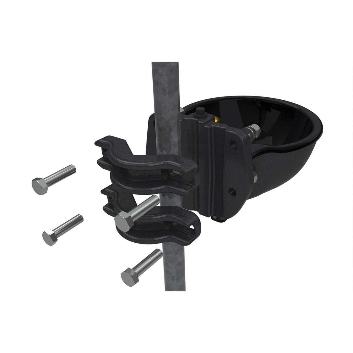 Kerbl Bebedero Calentable Esmaltado H10, 24V, 80Watt