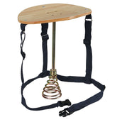 Kerbl Taburete de ordeño Asiento de Madera/Resorte