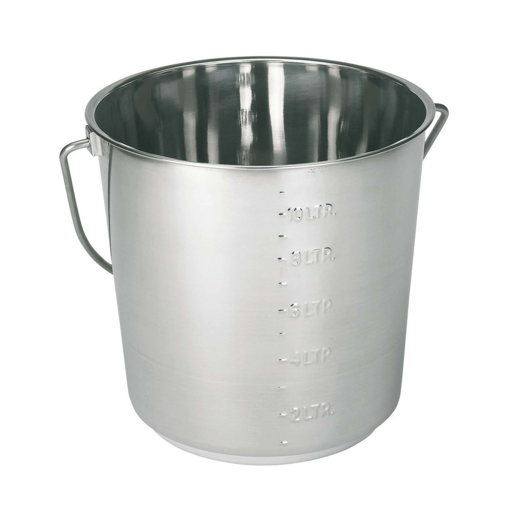 Kerbl Cubo Acero inoxidable