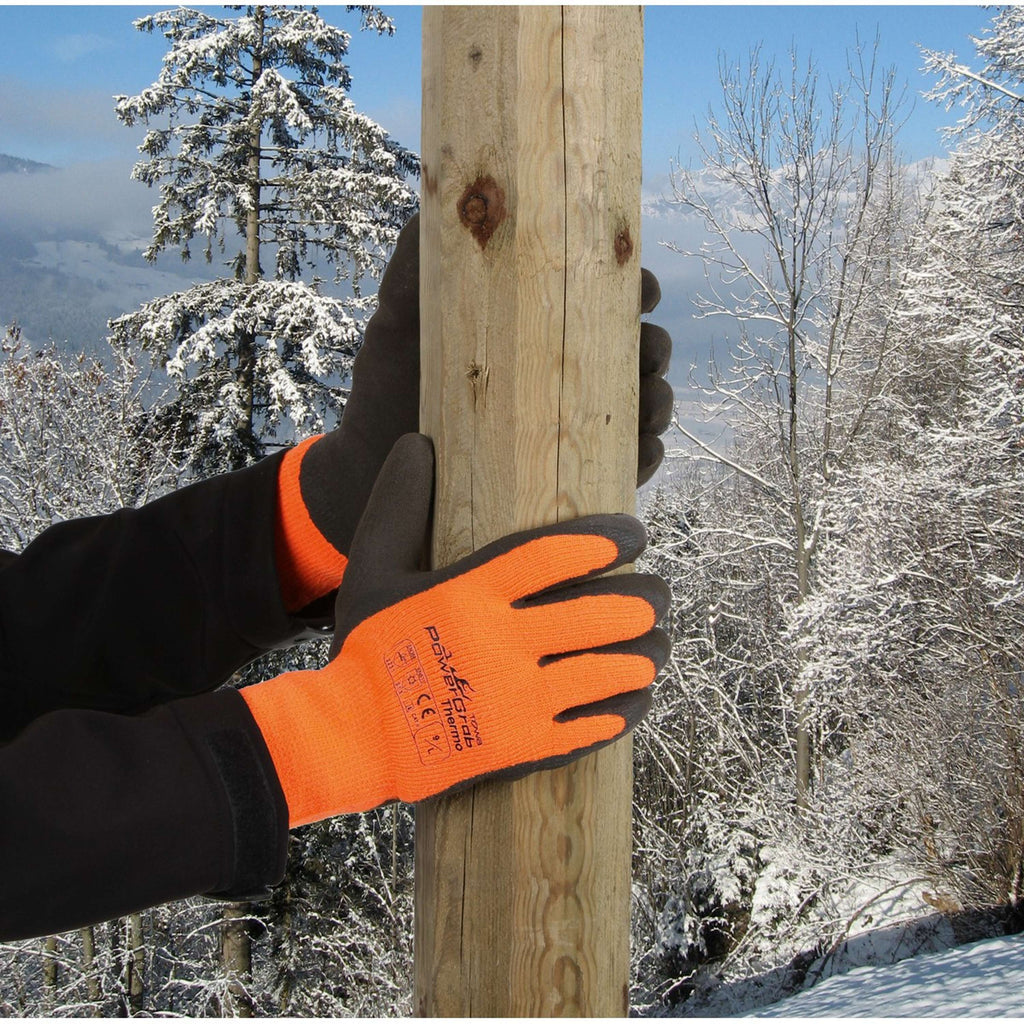 Keron Guante PowerGrab Thermo Winter Naranja
