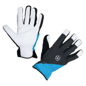 Kerbl Guante Polartex Invierno Impermeable Blanco/Azul