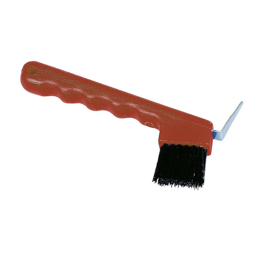 Kerbl Limpia Cascos con Cepillo Rojo