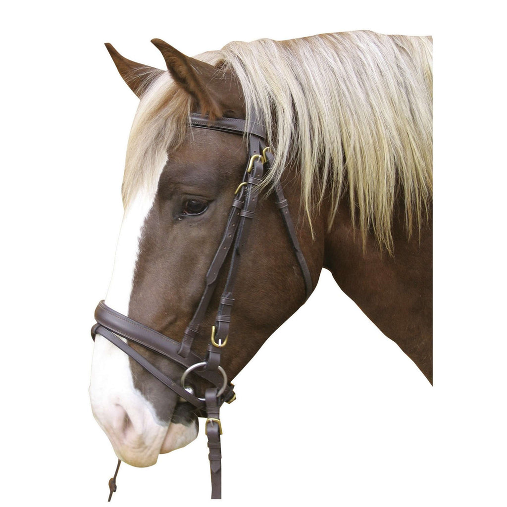 Kerbl Brida Caballo de Tiro Marron